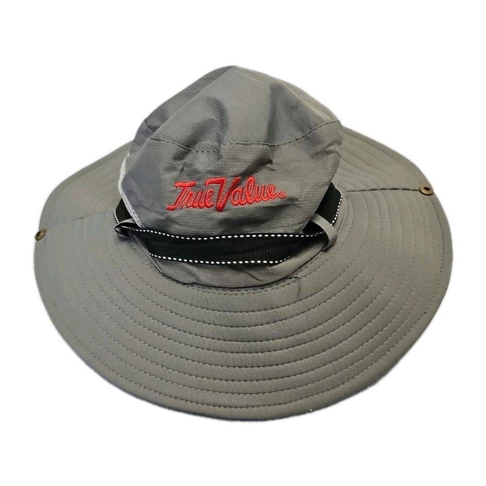 True Value The Game bucket hat gray Breathable Net One Size Hunting Fishing Cap